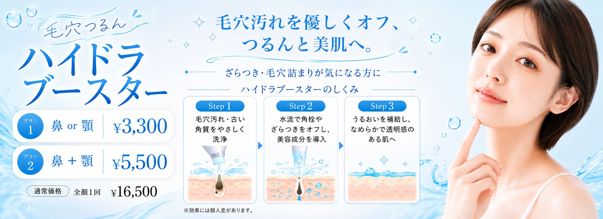 心斎橋院 7月キャンペーン ハイドラブースター