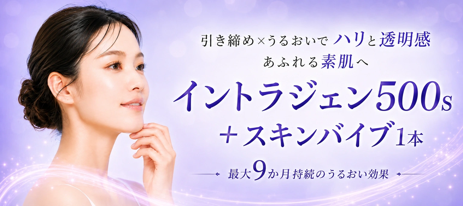 イントラジェン＆スキンバイブのキャンペーン見出し