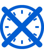 移動や受付、お会計など待ち時間がゼロ